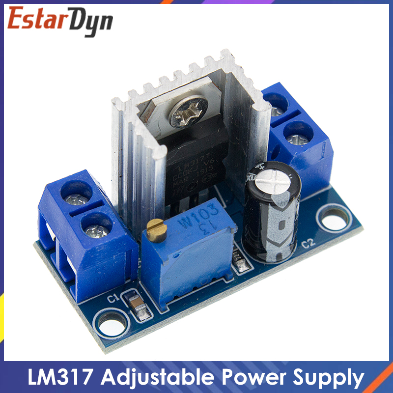 Lm317 Voltage Regulator - Regulador de voltaje ajustable LM317, fuente