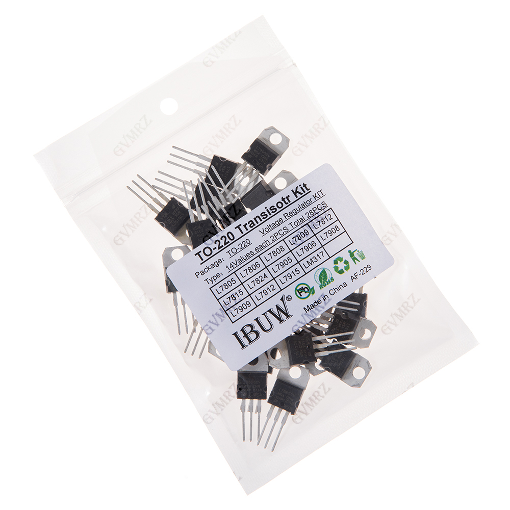Lm317 Voltage Regulator - Kit de transistores TO-220 de 28