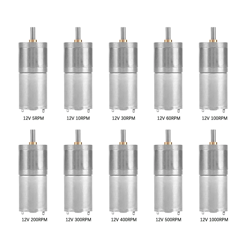 Diy Electronics Motor - 1 unidad 25mm DC 12V 25GA-370