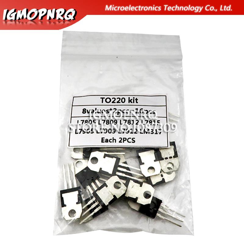 Lm317 Voltage Regulator - Kit surtido de transistores, regulador de