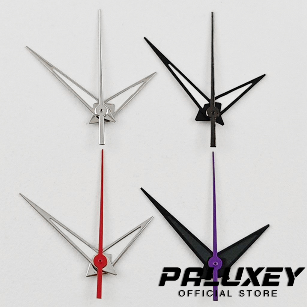 Diy Electronics Watch - Punteros de Reloj Luminosos Verdes, Plateados