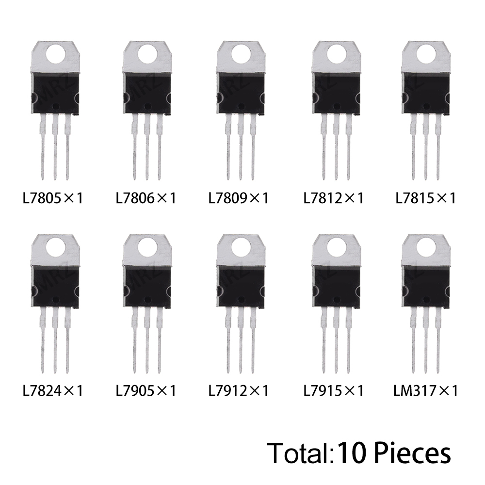 Lm317 Voltage Regulator - Kit de 10 Transistores L7805 TO-220