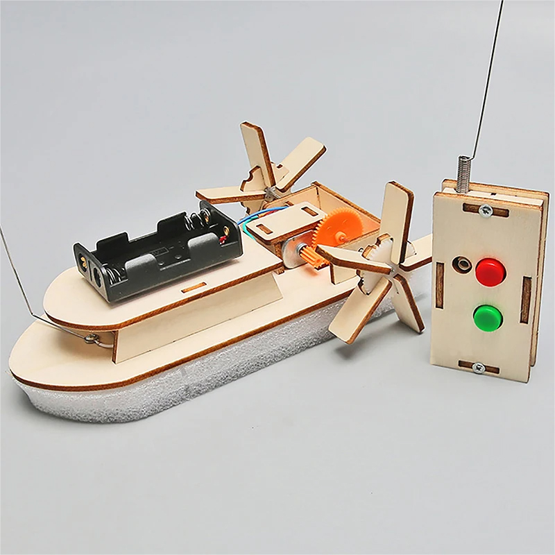 Diy Electronics For Kids - Modelo de barco DIY, juguetes científicos