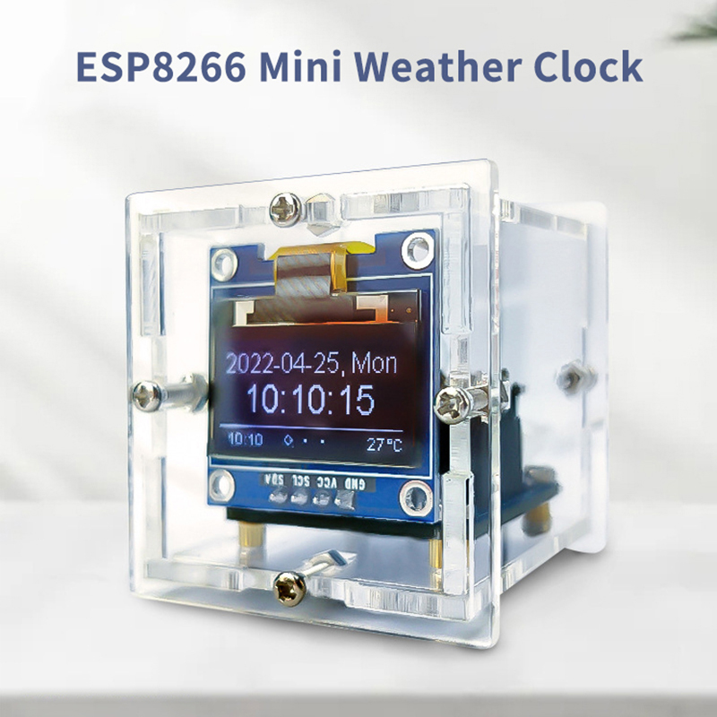 Diy Soldering Station No Electronics - ESP8266 MINI reloj meteorológico WIFI reloj