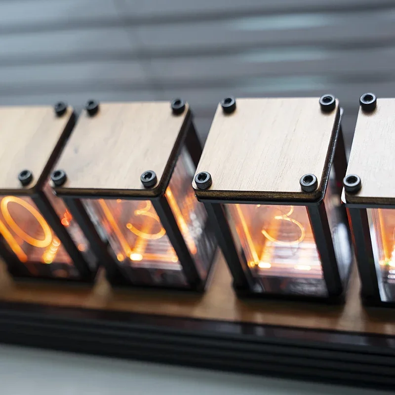 Diy Electronics Table - Reloj de Tubo Nixie de Lujo,
