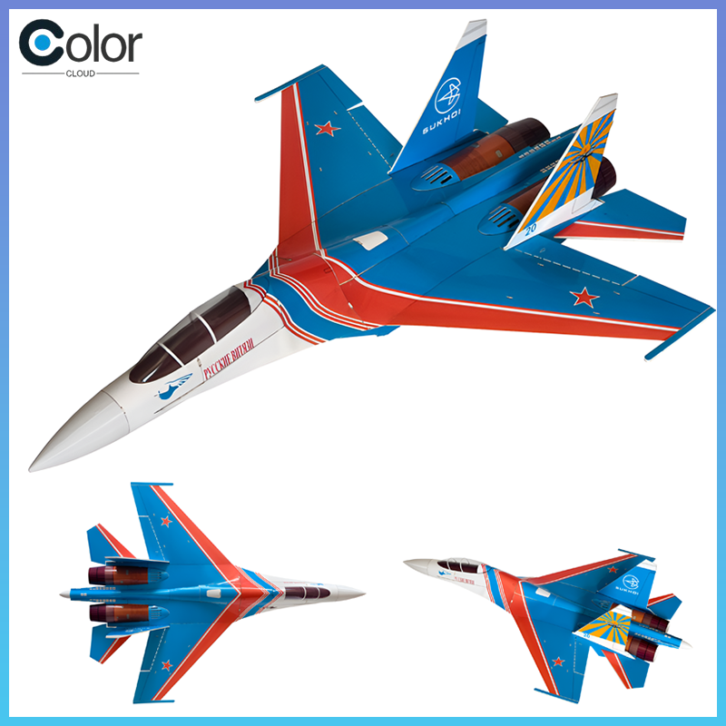Diy Electronics For Kids - Su-27 Avión de Combate RC con