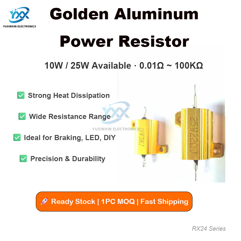 Diy Electronic Load - Resistencia de potencia RX24, 10W, 25W,