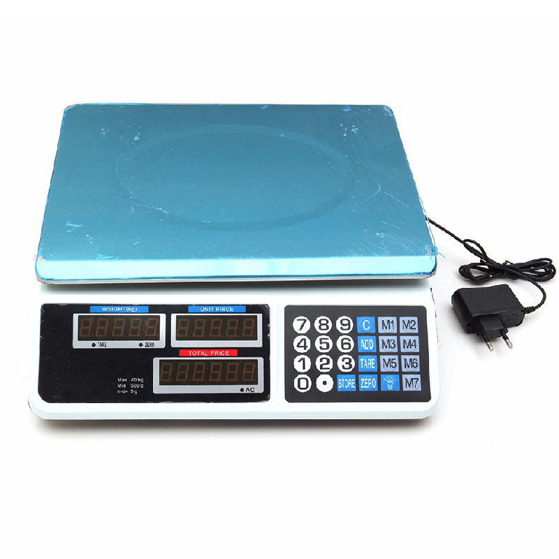 Diy Electronics Stores - Báscula electrónica de acero inoxidable, 30KG,