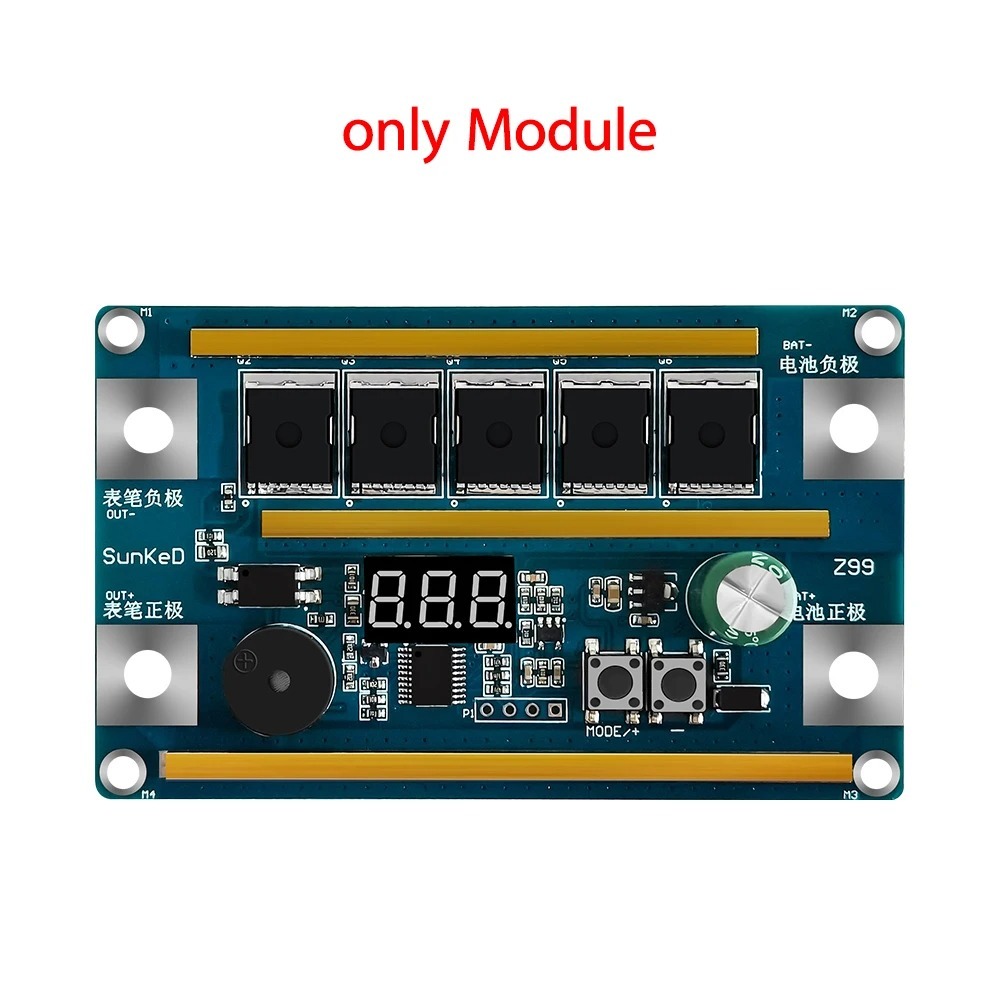 Diy Electronics Spot Welder - Soldador Portátil de 12V con Pantalla