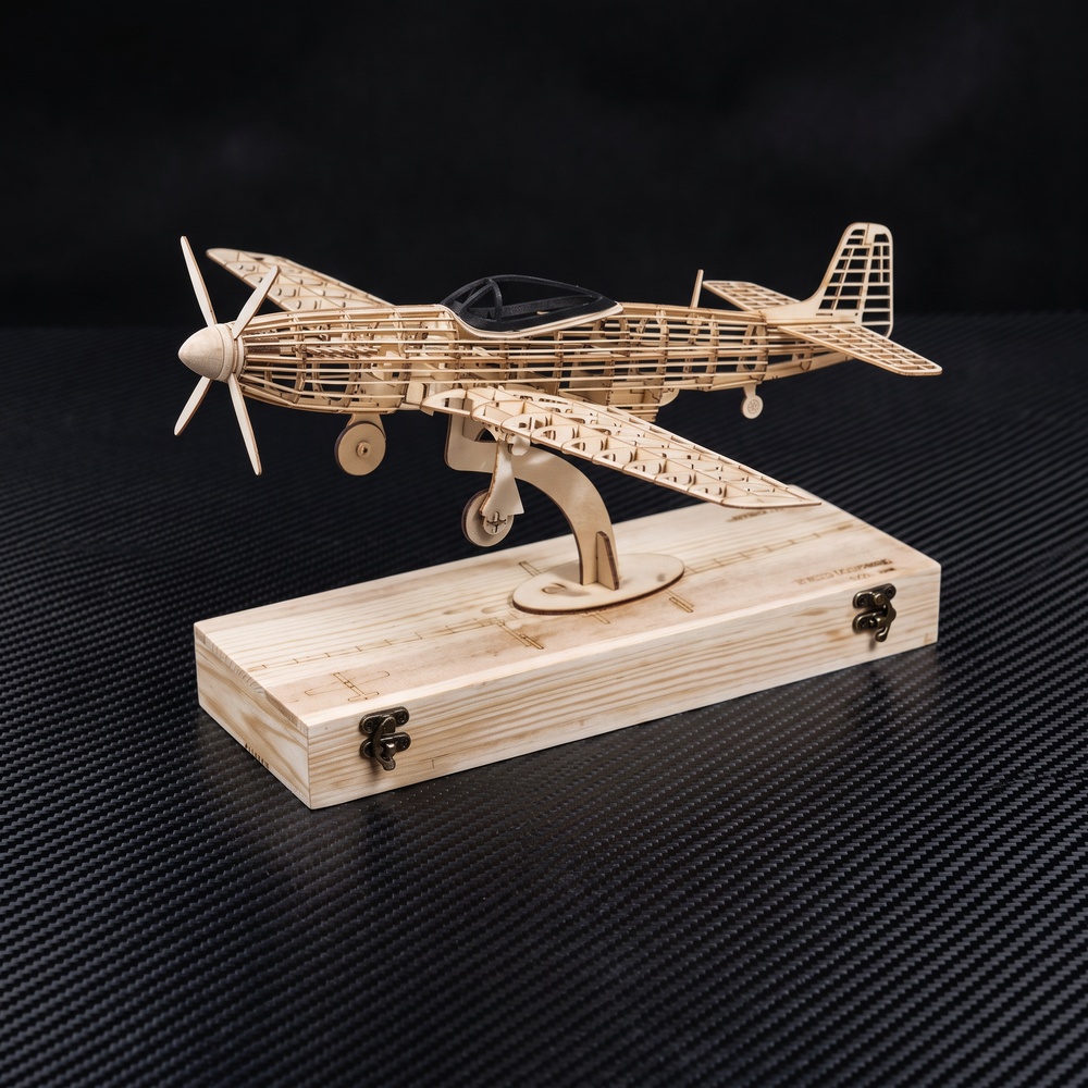 Kit de Avión Estático P-51D Mu - Diy Electronics India reseña y precio