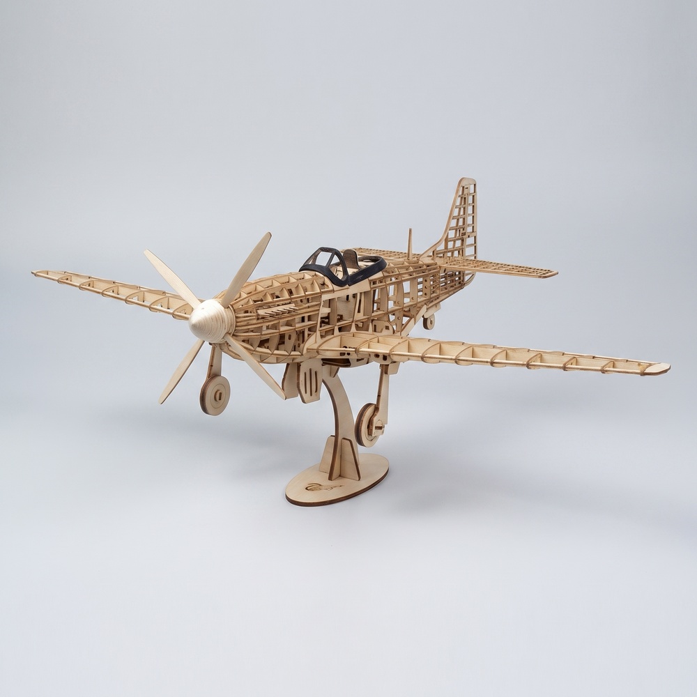 Kit de Avión Estático P-51D Mu - Diy Electronics India reseña y precio