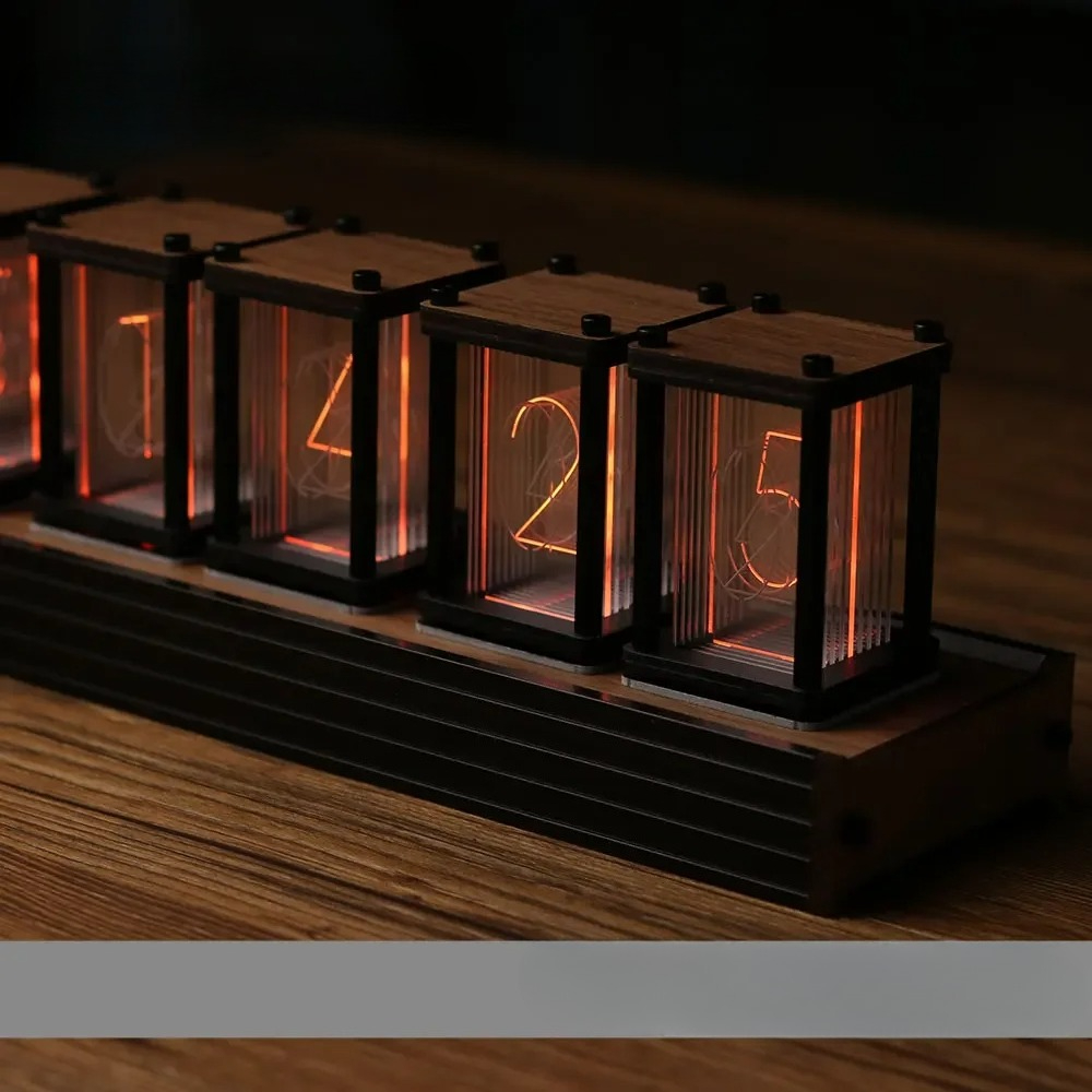 Reloj de tubo RGB Nixie, reloj - Diy Electronics Table reseña y precio