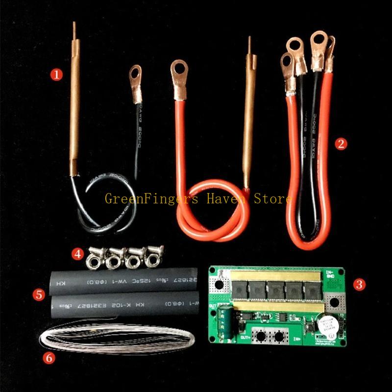 Juego accesorios para máquina  - Diy Electronics Spot Welder reseña y precio