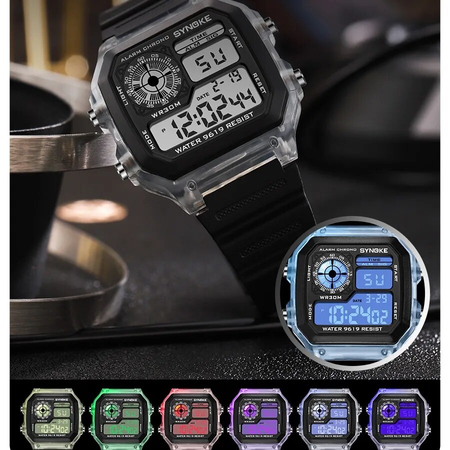 Relojes digitales SYNOKE para  - Diy Electronics Watch reseña y precio