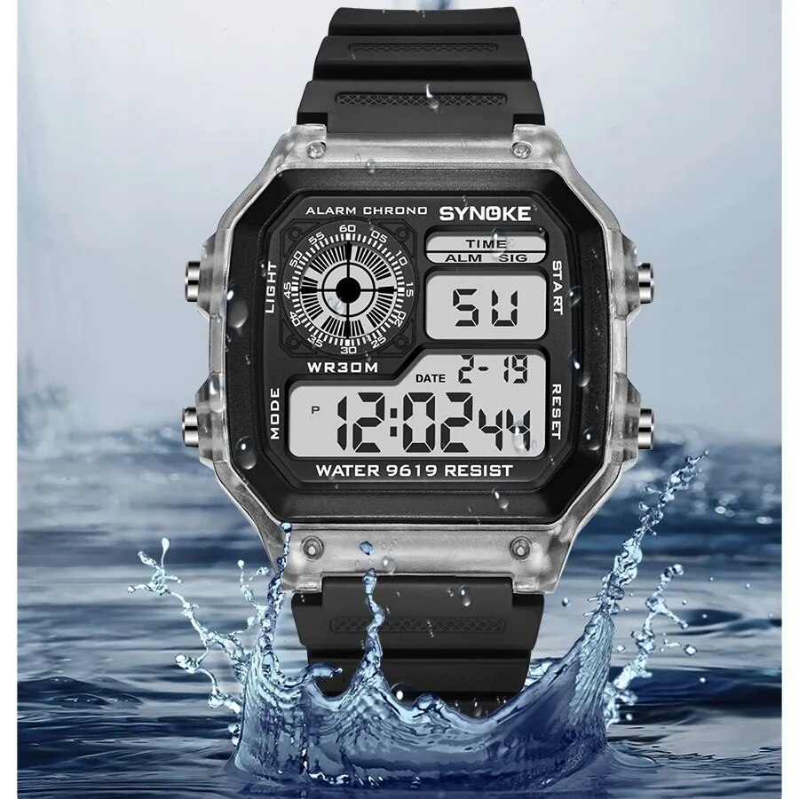 Relojes digitales SYNOKE para  - Diy Electronics Watch reseña y precio