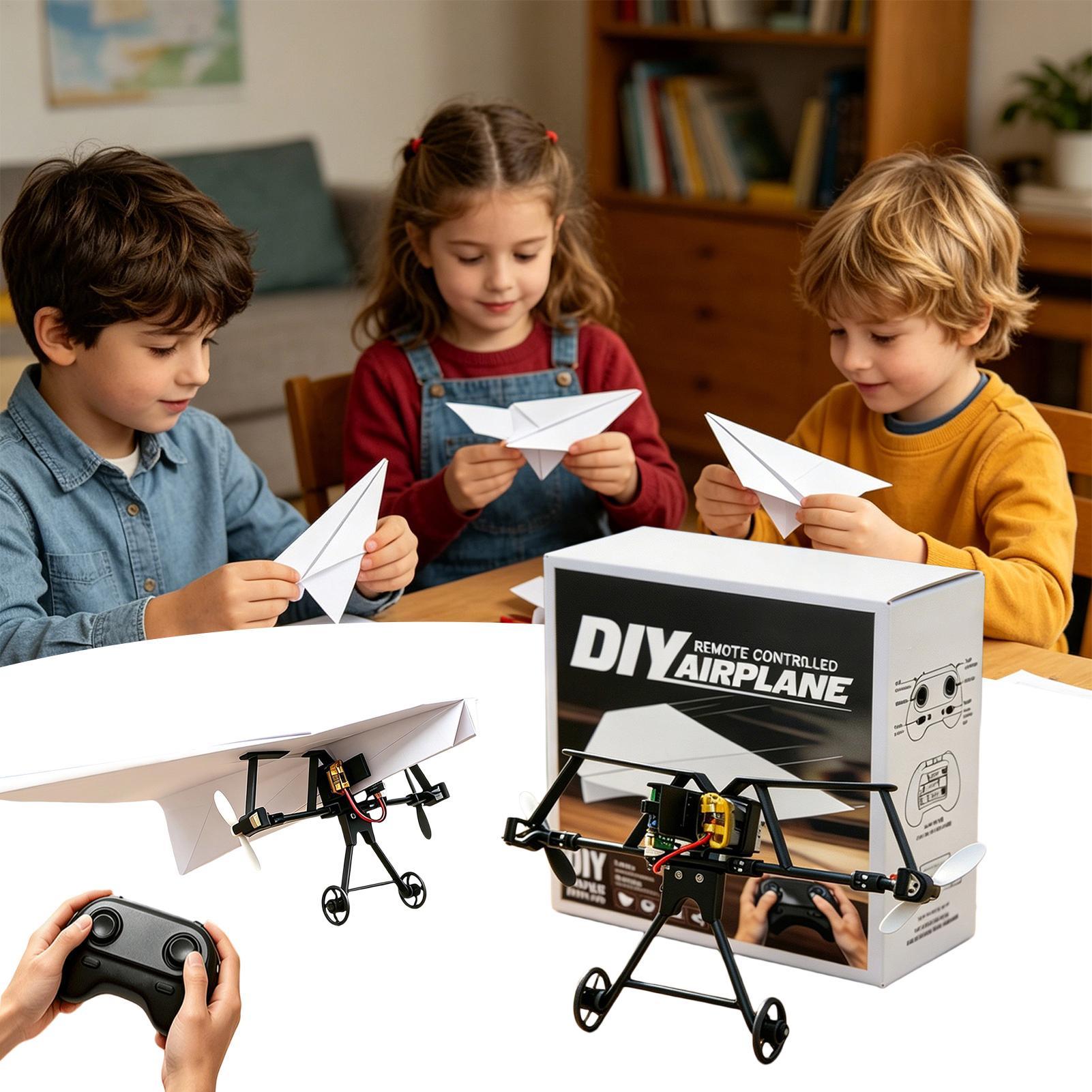 Kit de Avión de Papel RC para  - Diy Electronics For Kids reseña y precio