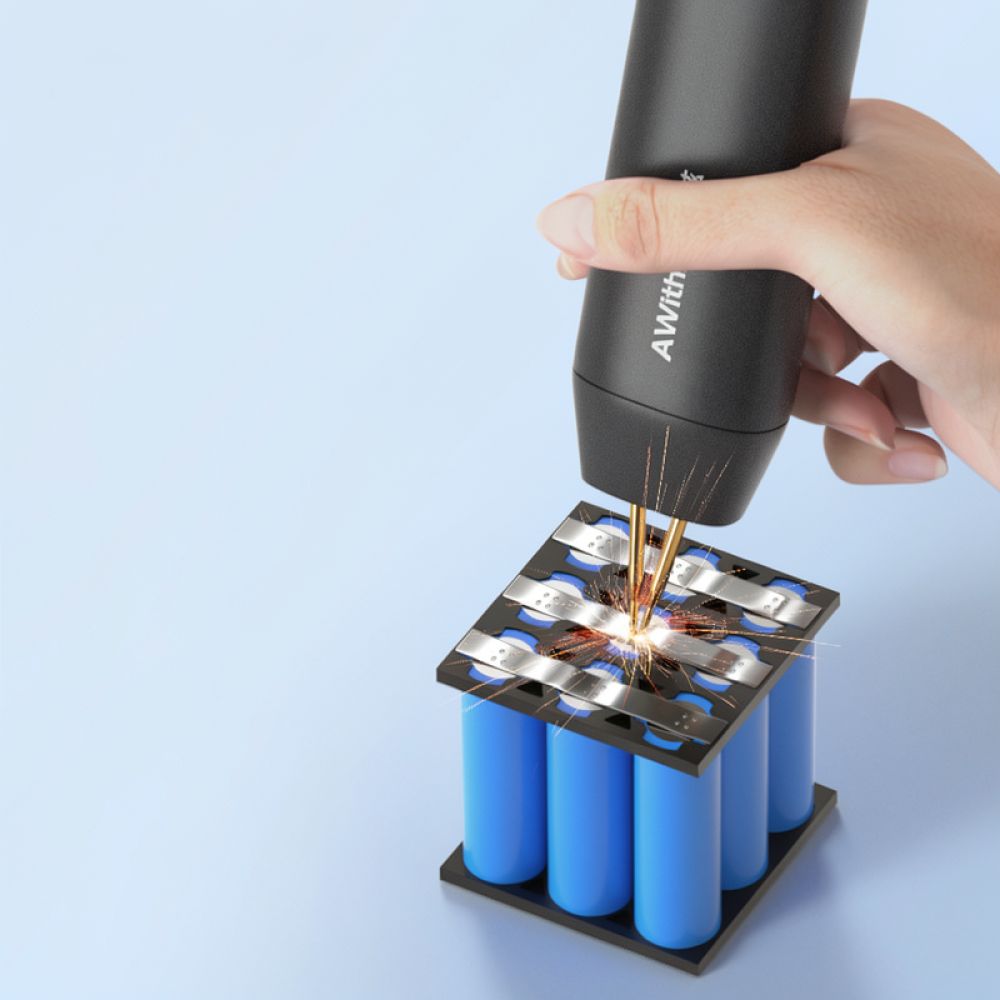Soldadora de Puntos Portátil A - Diy Electronics Spot Welder reseña y precio