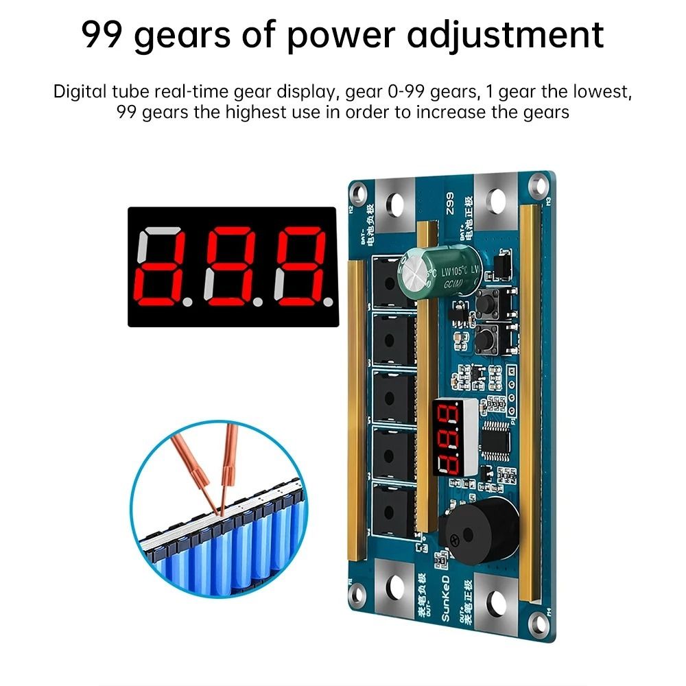 Soldador por Puntos Portátil d - Diy Electronics Spot Welder reseña y precio