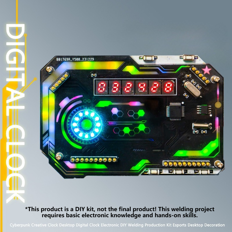 Juego de relojes de mesa DIY,  - Diy Electronics Table reseña y precio