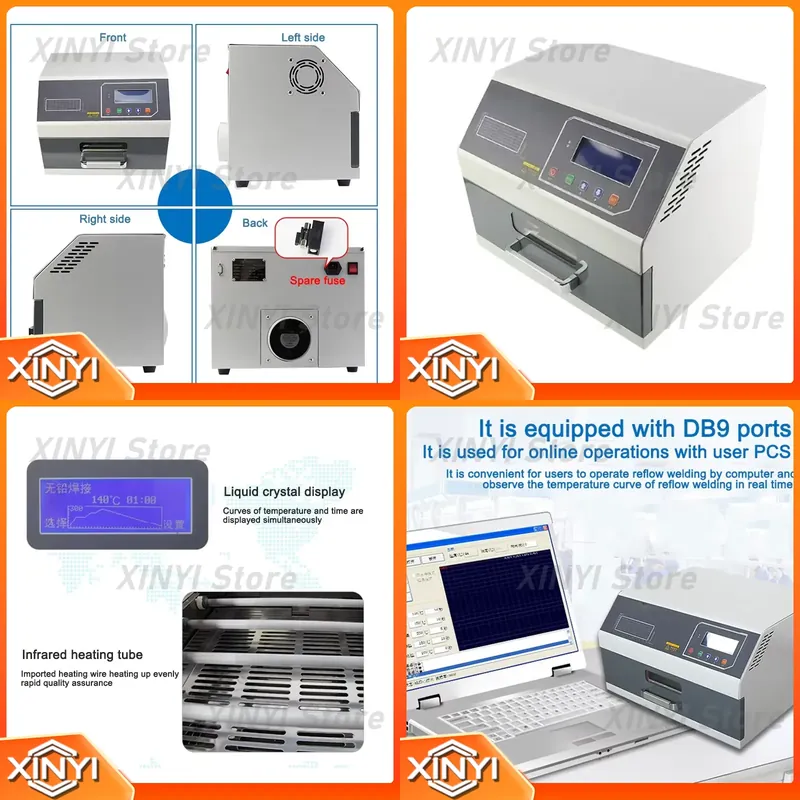 Horno de soldadura por reflujo - Diy Electronics Spot Welder reseña y precio