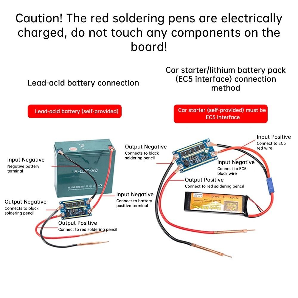 Soldador de puntos portátil de - Diy Electronics Spot Welder reseña y precio