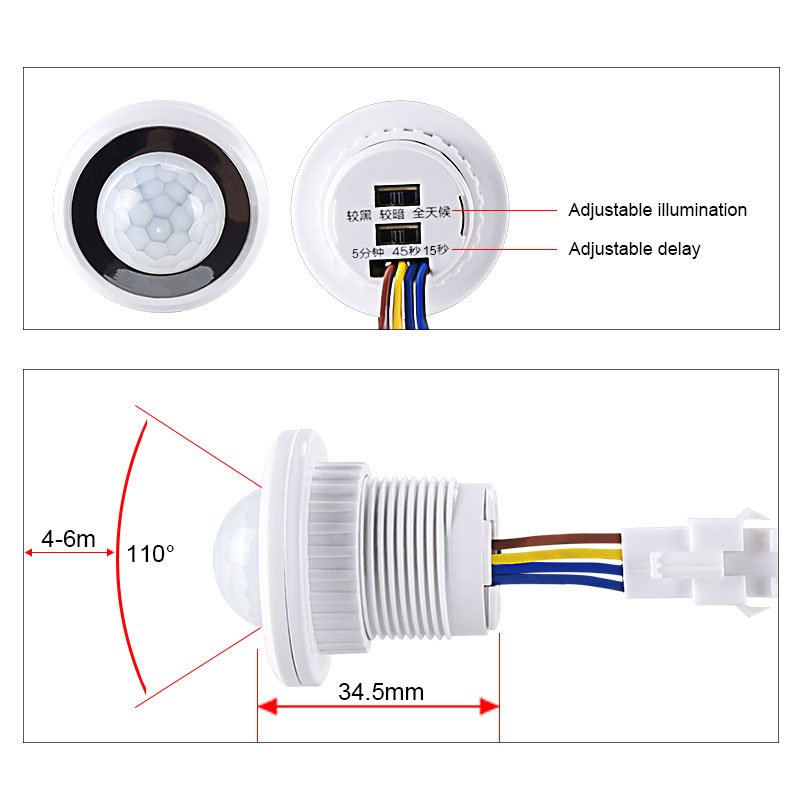 Detector de movimiento infrarr - Ldr Light Sensor reseña y precio