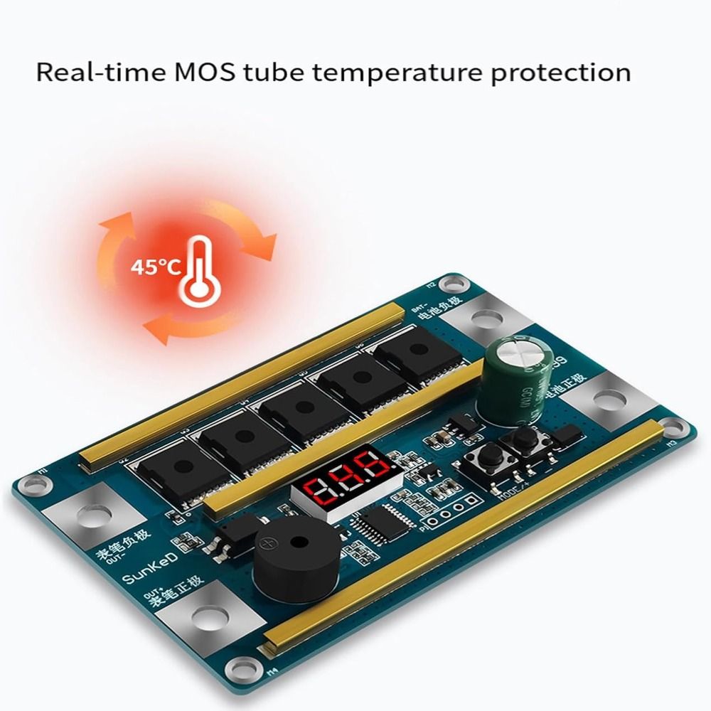 Soldador Portátil de 12V con P - Diy Electronics Spot Welder reseña y precio