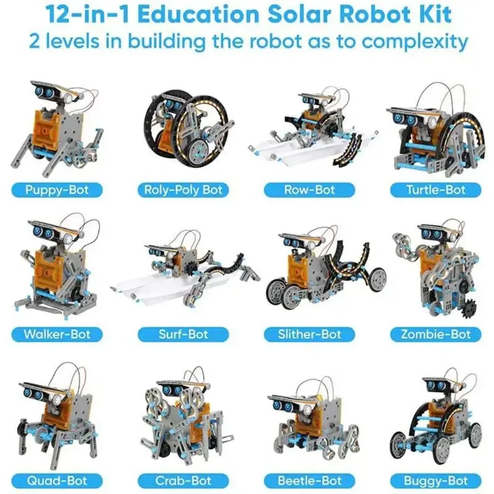 Kit de ciencia Robot con energ - Diy Electronics Gadget reseña y precio